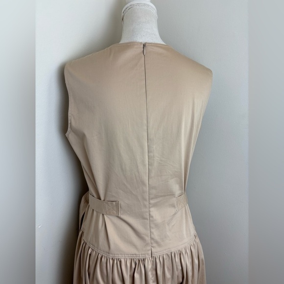 SHOSHANNA Clark Dress in Khaki Size 8 - Picture 6 of 16